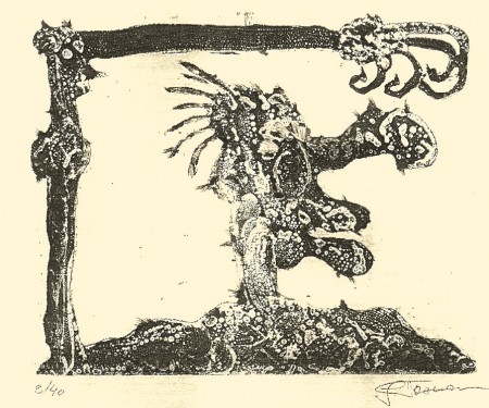 Ave!            Aquatinta 1967